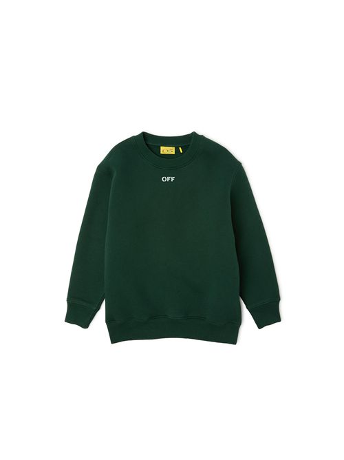 Felpa, unisex, logata. OFF WHITE | FLE00730302
